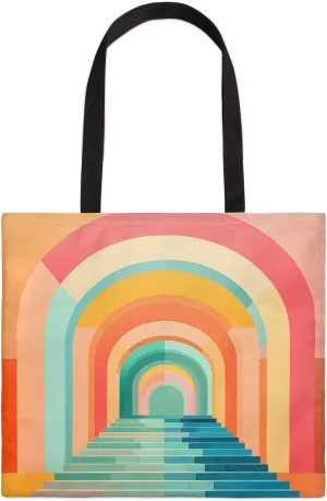 Pink Cartoon Strawberry Canvas Tote Bag for Women Men Stylish Tote Handbag Shoulder Bag Reusable Grocery Bag