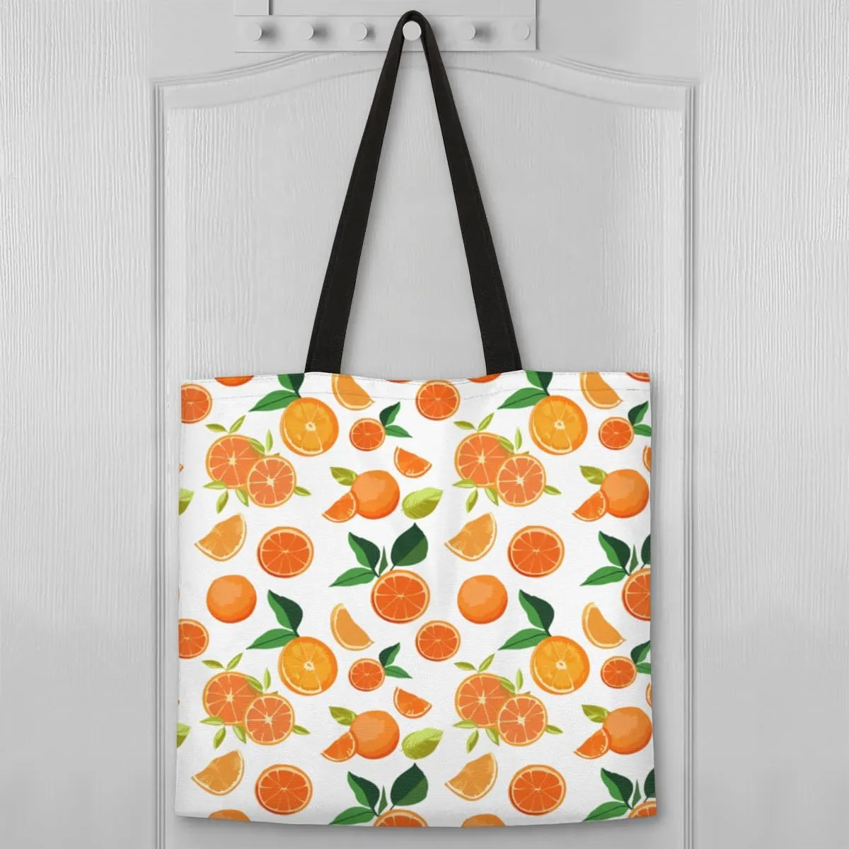 Pink Roses Flowers Bloom Canvas Tote Bag for Women Men Stylish Tote Handbag Shoulder Bag Reusable Grocery Bag
