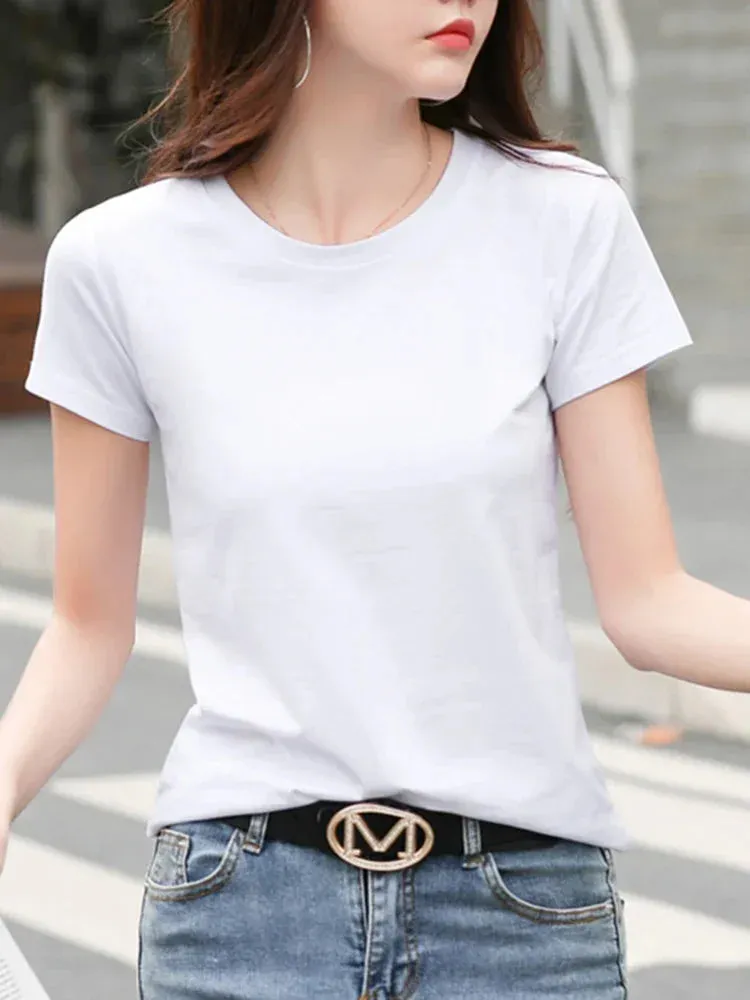 Plus Size Quick-Dry Round Neck Sports Tee