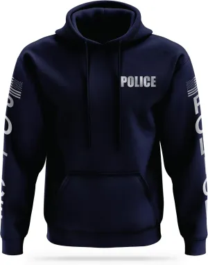 POLICE Reflective Performance Hoodie | High Visibility Safety Apparel | 100% Polyester for Odor Free Quick Dry Comfort.