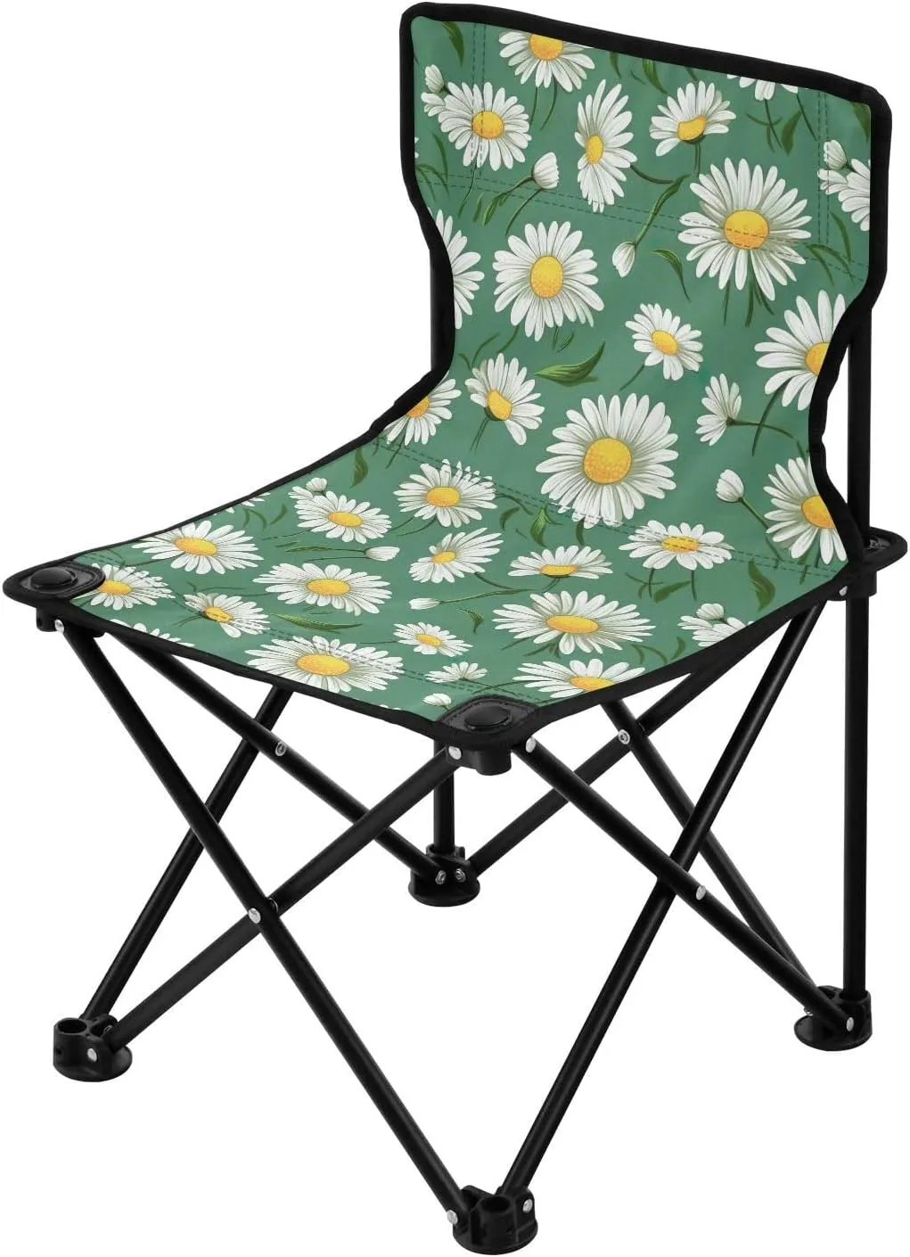 Portable Camping Chairs Flowers Floral Daisy Lightweight Folding Chair for Camping, Beach, Picnic, Travel and Sports with Carry Bag 20849942
