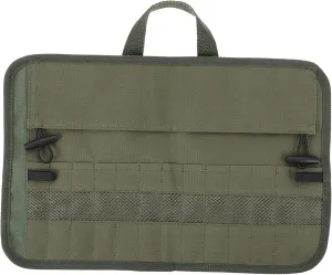 Portable Camping Cutlery Roll Bag 13 Slot Picnic Tableware Storage Pouch for Outdoor Dining Barbecue and Travel Foldable and Lightweight Design
