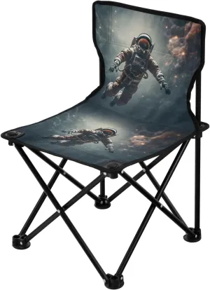 Portable Camping Folding Chairs Foldable Chair Small Astronaut 17 Lightweight Backpacking Outdoor Outside Fishing