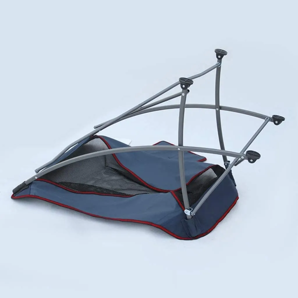 Portable Chair Camping Folding High Back Chair Outdoor Fishing Chair Garden Deck Chair Picnic Beach Hiking BBQ