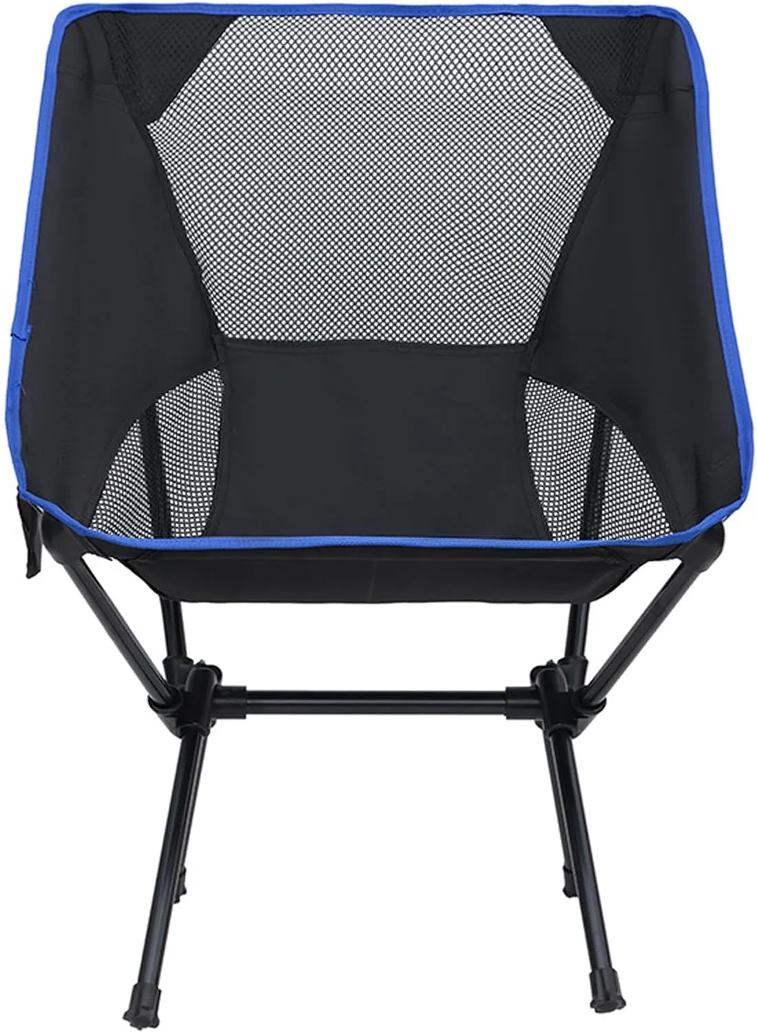 Portable Folding Chair for Camping, Backpacking Chair wiith Side Pocket, Ultralight & Compact, 100 kg Capacity, Foldable Camp Chair for Travel, Beach, Garden, Picnic,Black b