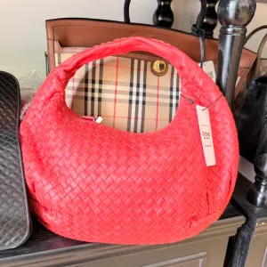 Preloved BV Bottega Veneta Red Hobo Bag
