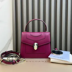 Preloved Bvlgari Serpenti Forever Organ Bag in Pink - Shoulder Bag