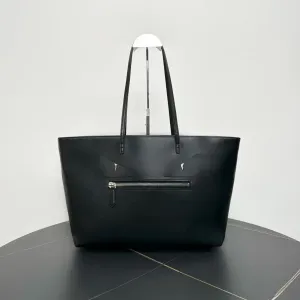 Preloved Fendi Black Leather Tote Bag Style 12865912