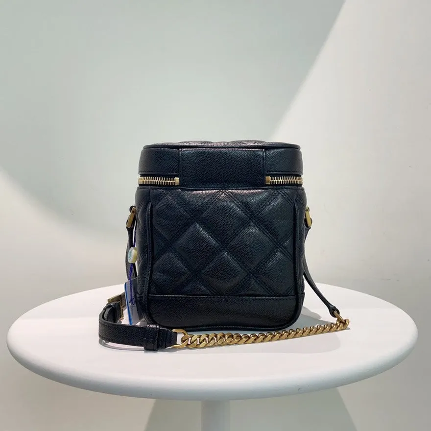 Preloved YSL Saint Laurent Van  Bag Black Leather Crossbody