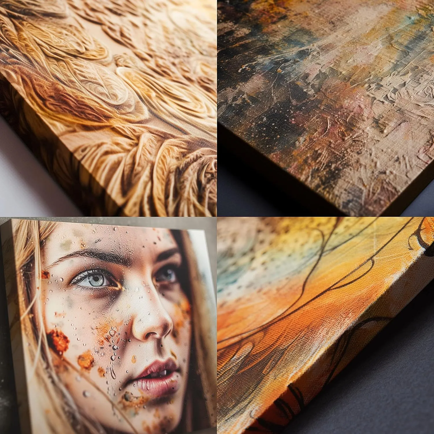 Premium Polyester Matte Canvas Roll, Quick Dry, Wide Format Inkjet Printer Compatible, Perfect for Fine Art, Photography, Giclée Printing, Archival Quality Prints. (24"x60' 290gsm Polyester)