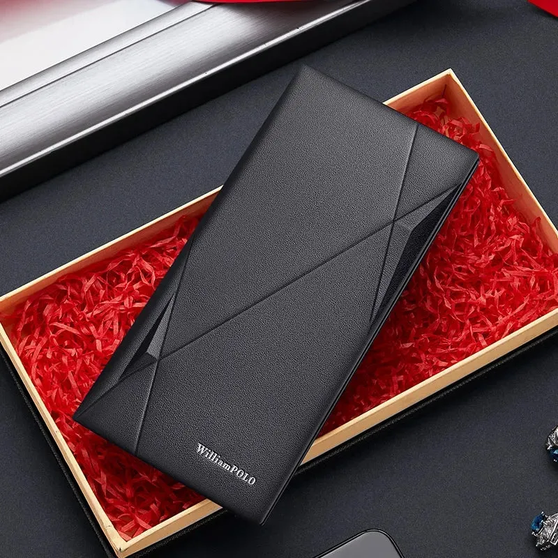 Premium Quality PU Leather Long Style Wallet for Cash, Mobile & Cards Slot