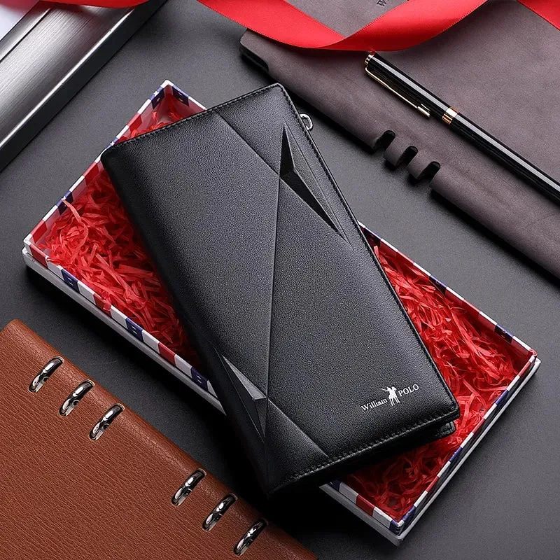 Premium Quality PU Leather Long Style Wallet for Cash, Mobile & Cards Slot
