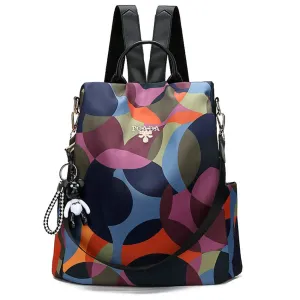 Printing Female Travel Backpack Bags For Women Oxford Waterproof Outdoor Ladies Bagpack Female Girl's Outdoor Shopping Backpack
