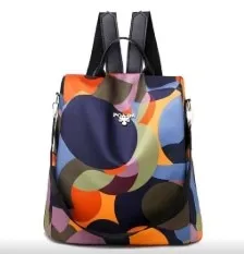 Printing Female Travel Backpack Bags For Women Oxford Waterproof Outdoor Ladies Bagpack Female Girl's Outdoor Shopping Backpack