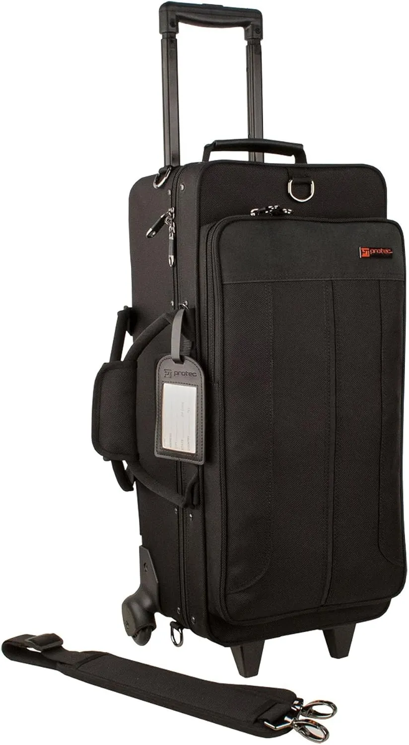Protec iPAC DOUBLE TRUMPET CASE WITH WHEELS