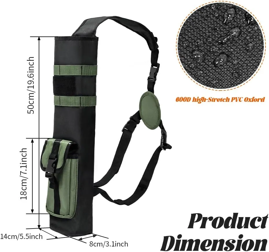 PSKOOK Archery Lightweight Back Arrow Quiver