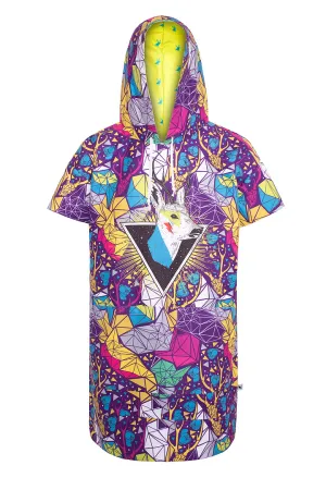 Psycho Deer women's quick-dry surfing poncho / change robe