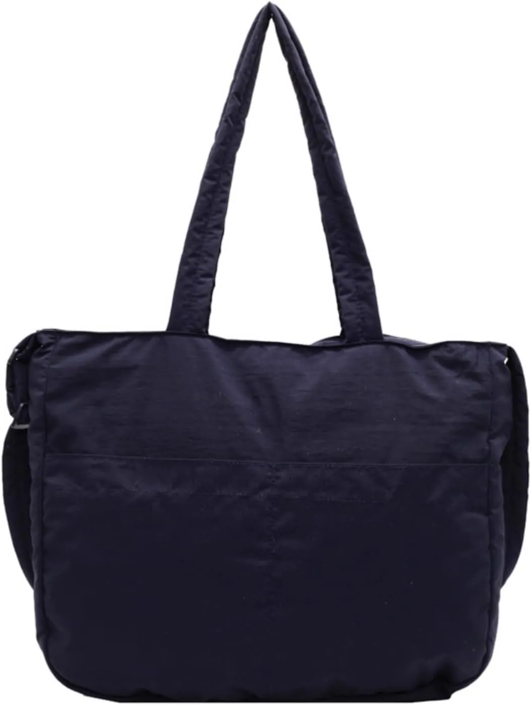 Puffy Tote Bag for Women with Zipper Large Lightweight Crossbody Handbag for Travel Gym Work