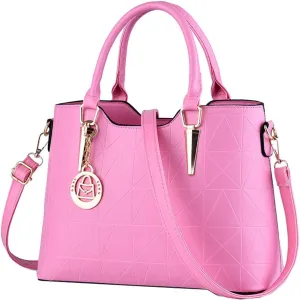 Purses and Handbags for Women Fashion Ladies PU Leather Top Handle Satchel Shoulder Tote