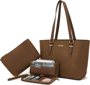 Purses And Wallets Set For Women Work Tote Satchel Handbags Shoulder Bag Top Handle Totes Purse With Matching Wallet