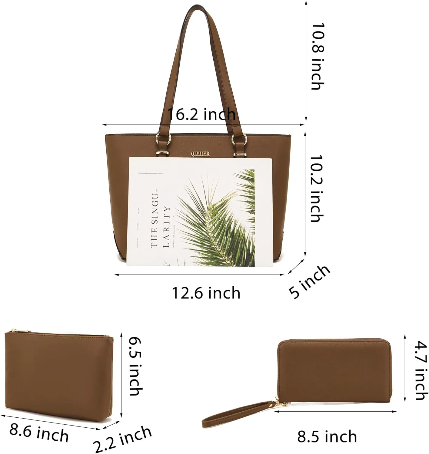 Purses And Wallets Set For Women Work Tote Satchel Handbags Shoulder Bag Top Handle Totes Purse With Matching Wallet