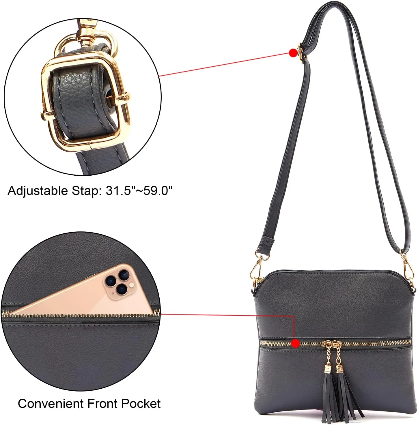 Qiyuer Purses And Wallets Set For Women Tote Handbags Large Hobo Bag Purse With Wallet 3PCS