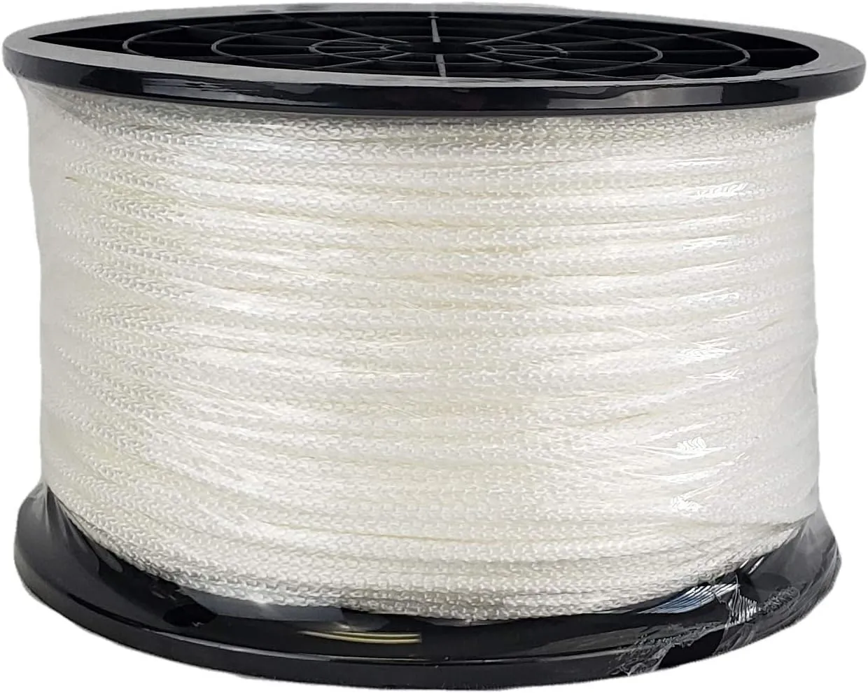 QNR 1/8 inch Knotrite Nylon Rope - 500 Foot Spool | 100% Nylon - Solid Braid - Dyeable - Industrial Grade - High UV and Abrasion Resistance