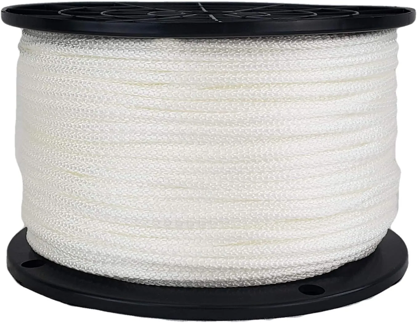QNR 1/8 inch Knotrite Nylon Rope - 500 Foot Spool | 100% Nylon - Solid Braid - Dyeable - Industrial Grade - High UV and Abrasion Resistance