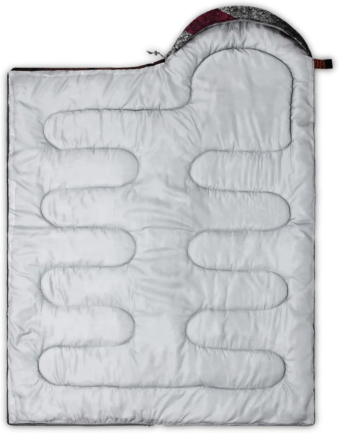 QOOMO Camping Sleeping Bags,3 Season Warm & Cool Weather,Lightweight,Waterproof Sleeping Bags for Adults & Kids,Traveling,and Outdoors,Camping Gear Equipment