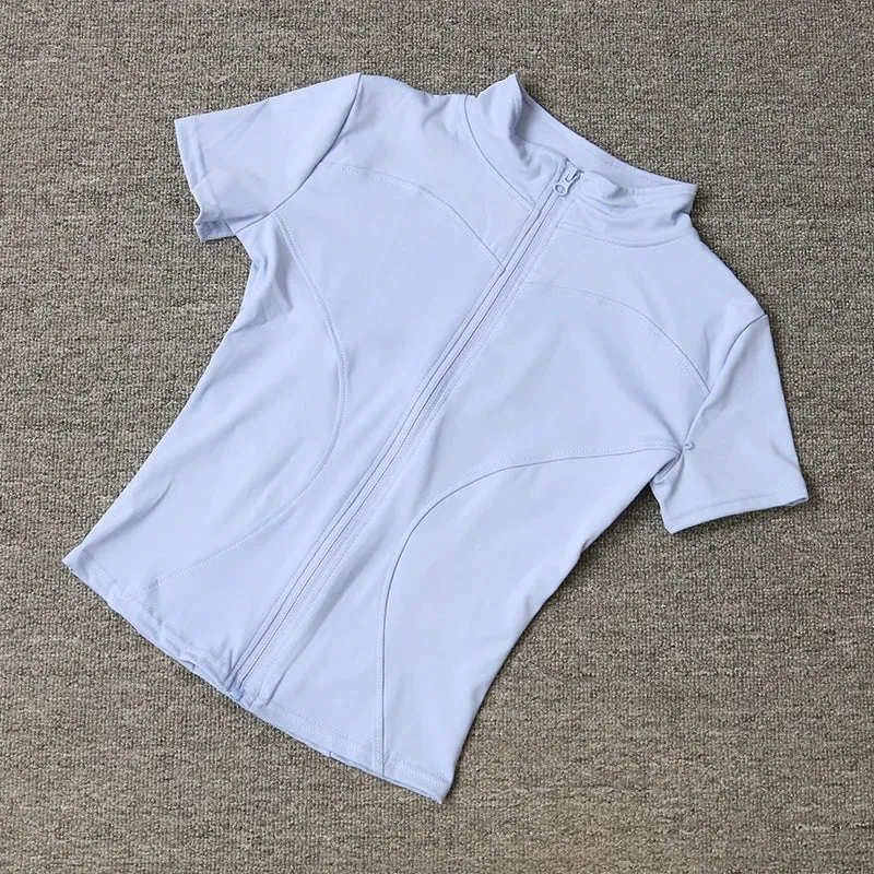 Quick-Dry Zip Sports Top – ActiveFlex™