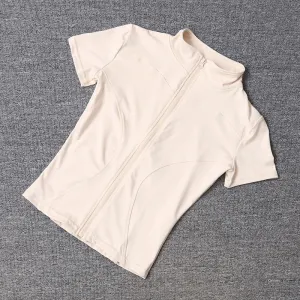 Quick-Dry Zip Sports Top – ActiveFlex™