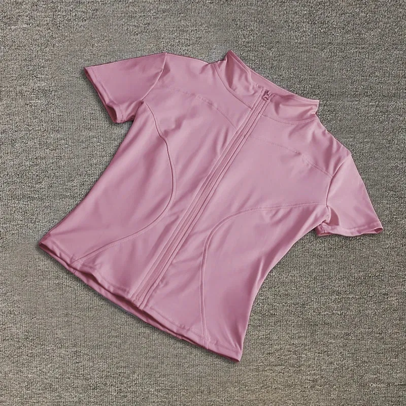 Quick-Dry Zip Sports Top – ActiveFlex™