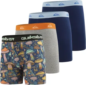 Quiksilver Mens Underwear 4 Pack Boxers for Men Supersoft Brushed Polyester Mens Boxer Briefs