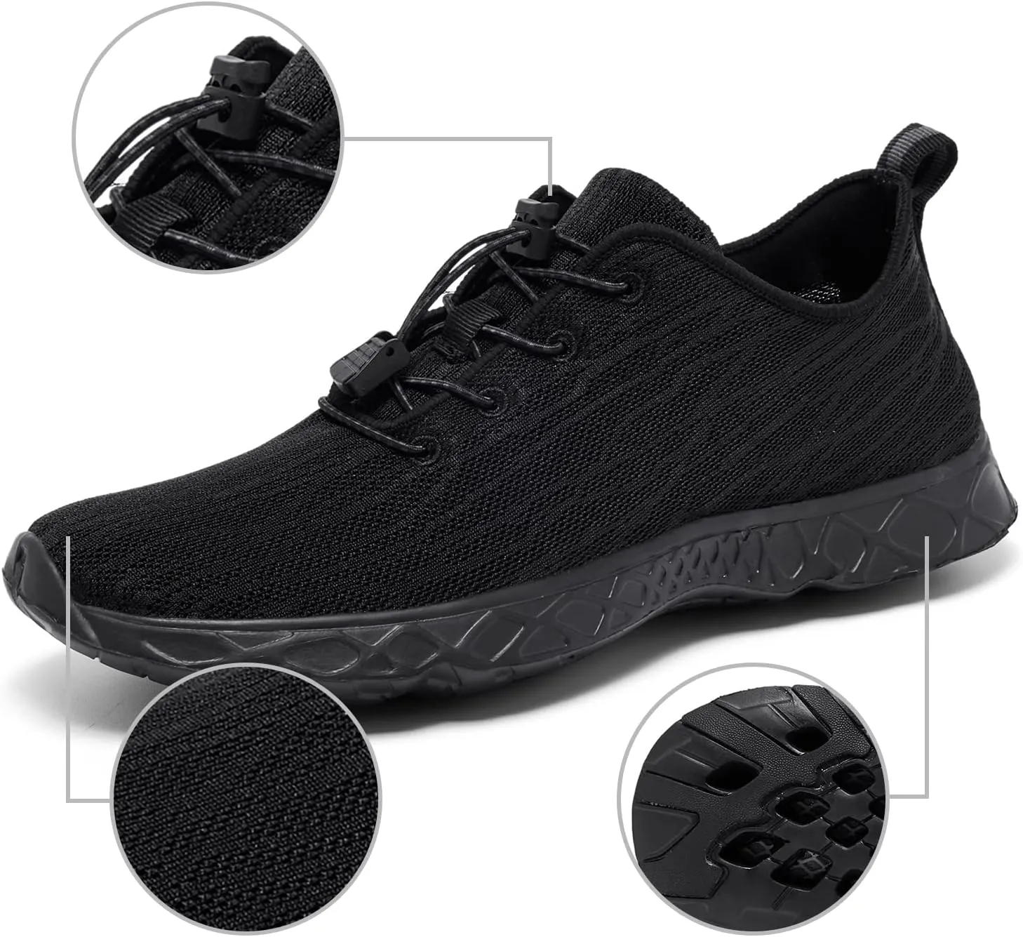 Racqua Women Men Breathable Mesh Water Shoes