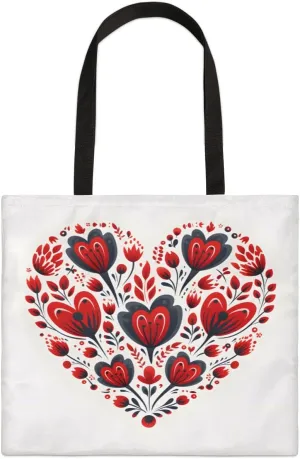 Rainbow Forest Canvas Tote Bag for Women Men Stylish Tote Handbag Shoulder Bag Reusable Grocery Bag