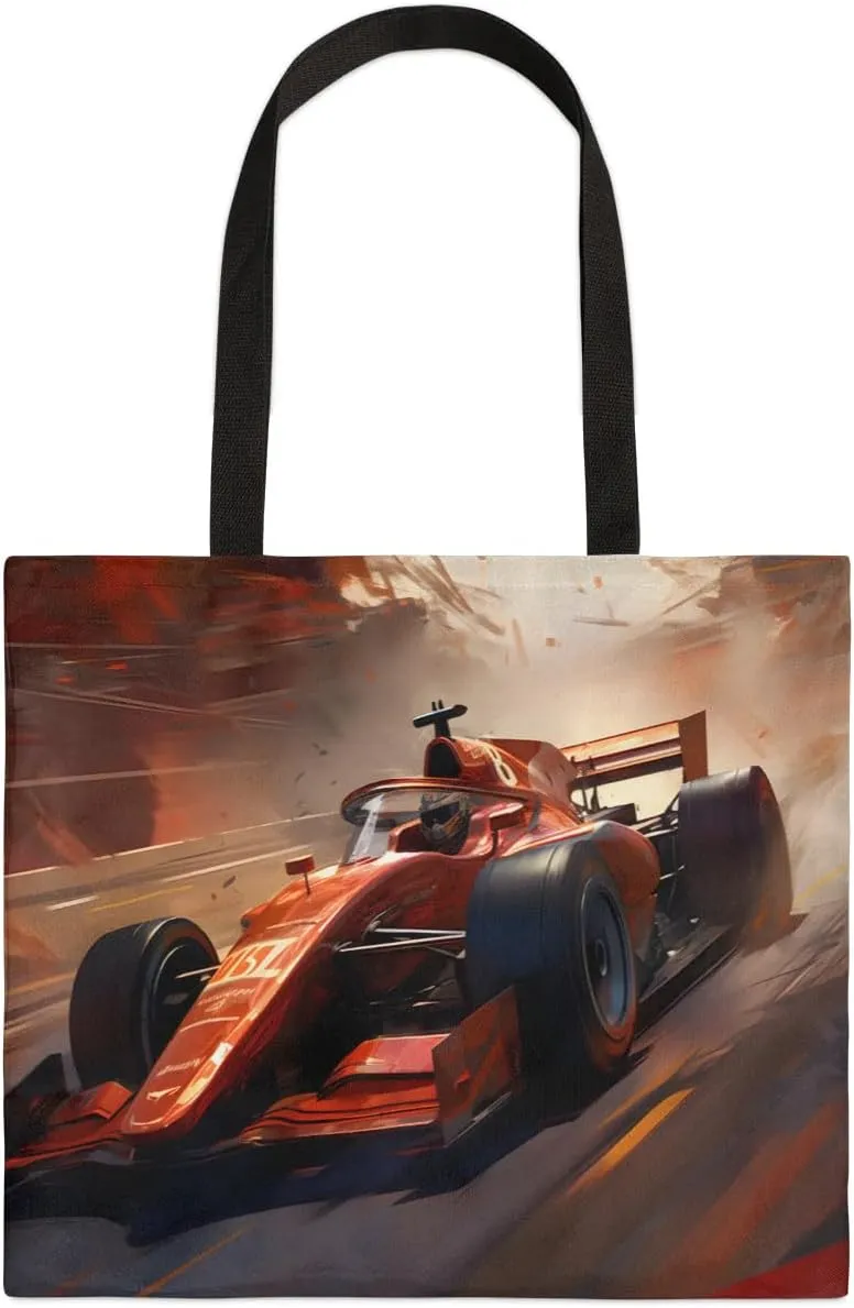 Rainbow Forest Canvas Tote Bag for Women Men Stylish Tote Handbag Shoulder Bag Reusable Grocery Bag