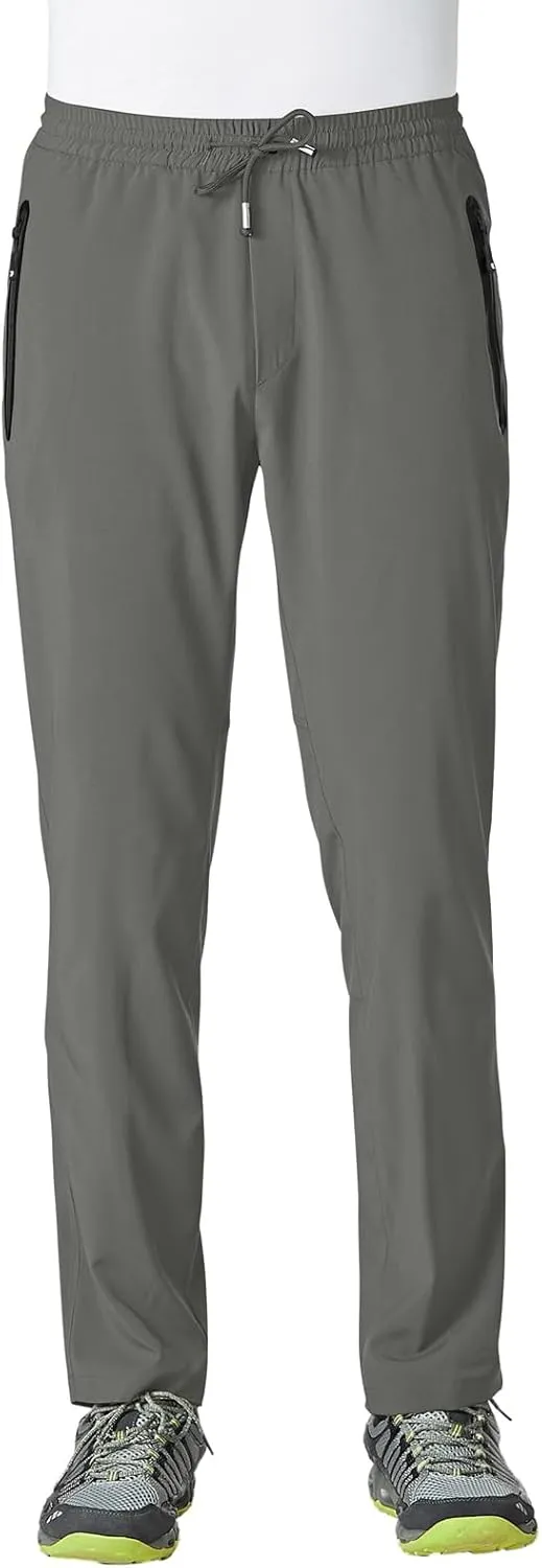 Rdruko Men's Casual Pants Lightweight Quick Dry Hiking Running Workout Outdoor Sports Sweat Pants