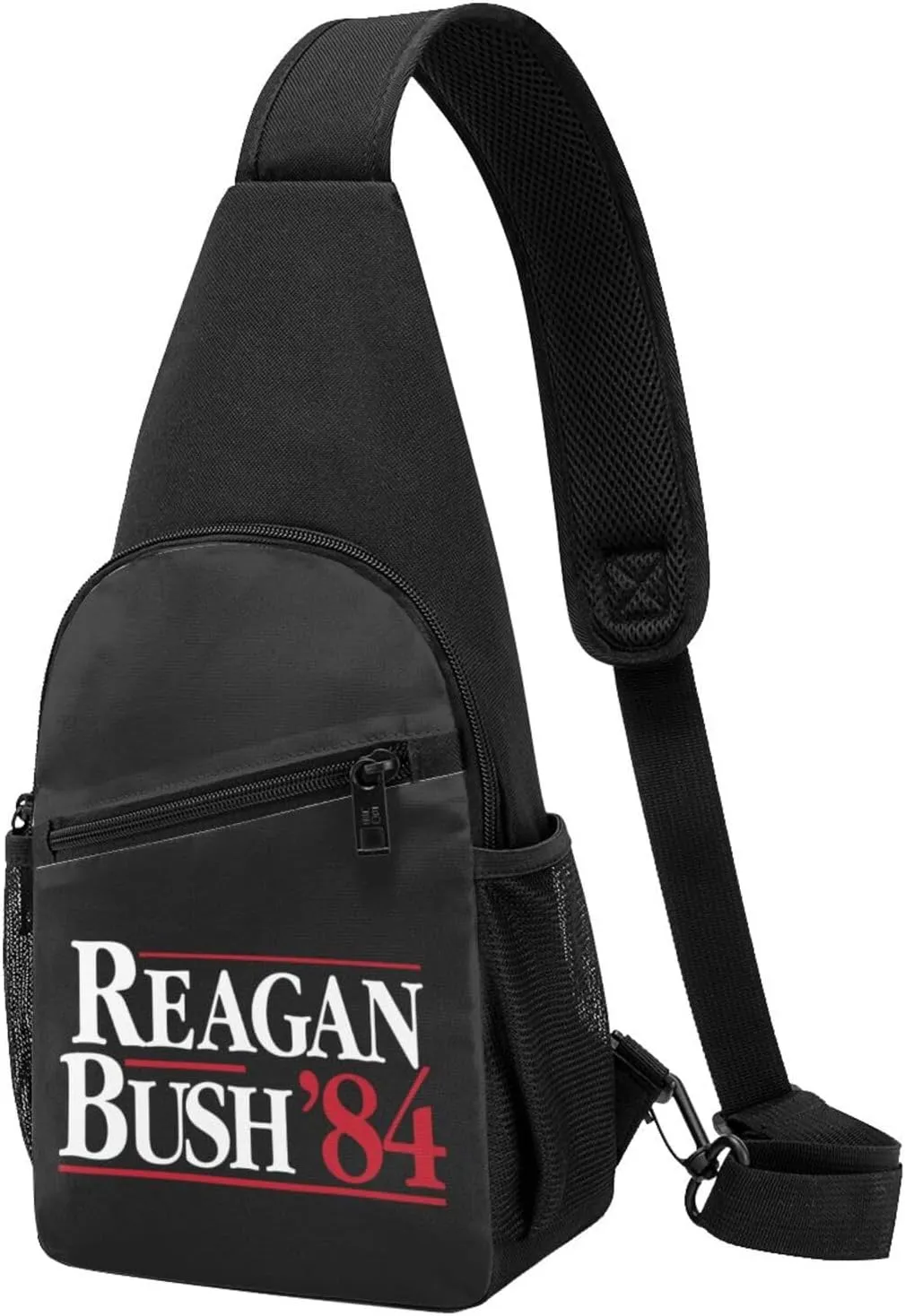 Reagan Bush 84 Sling Bag Crossbody Backpack Shoulder Casual Daypack Bags for Men Women