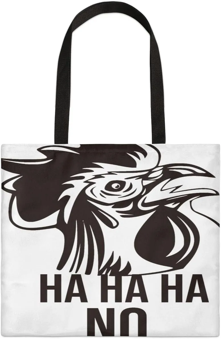 Red Background Rabbit Easter Egg Canvas Tote Bag for Women Men Stylish Tote Handbag Shoulder Bag Reusable Grocery Bag