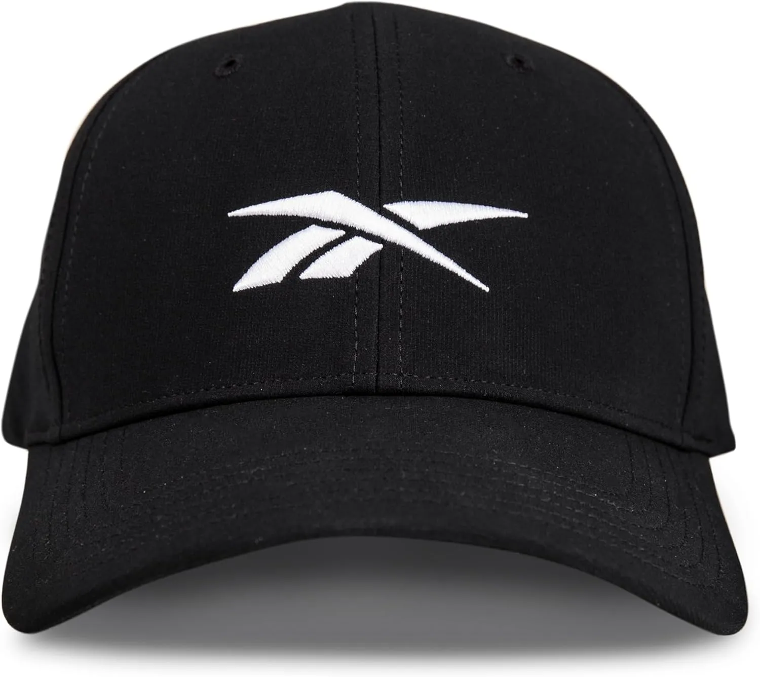 Reebok Men's Range Hat | Golf | Sun Protection | Fitted | Six Panel | Stretch | Breathable | Lightweight | Recycled Polyester