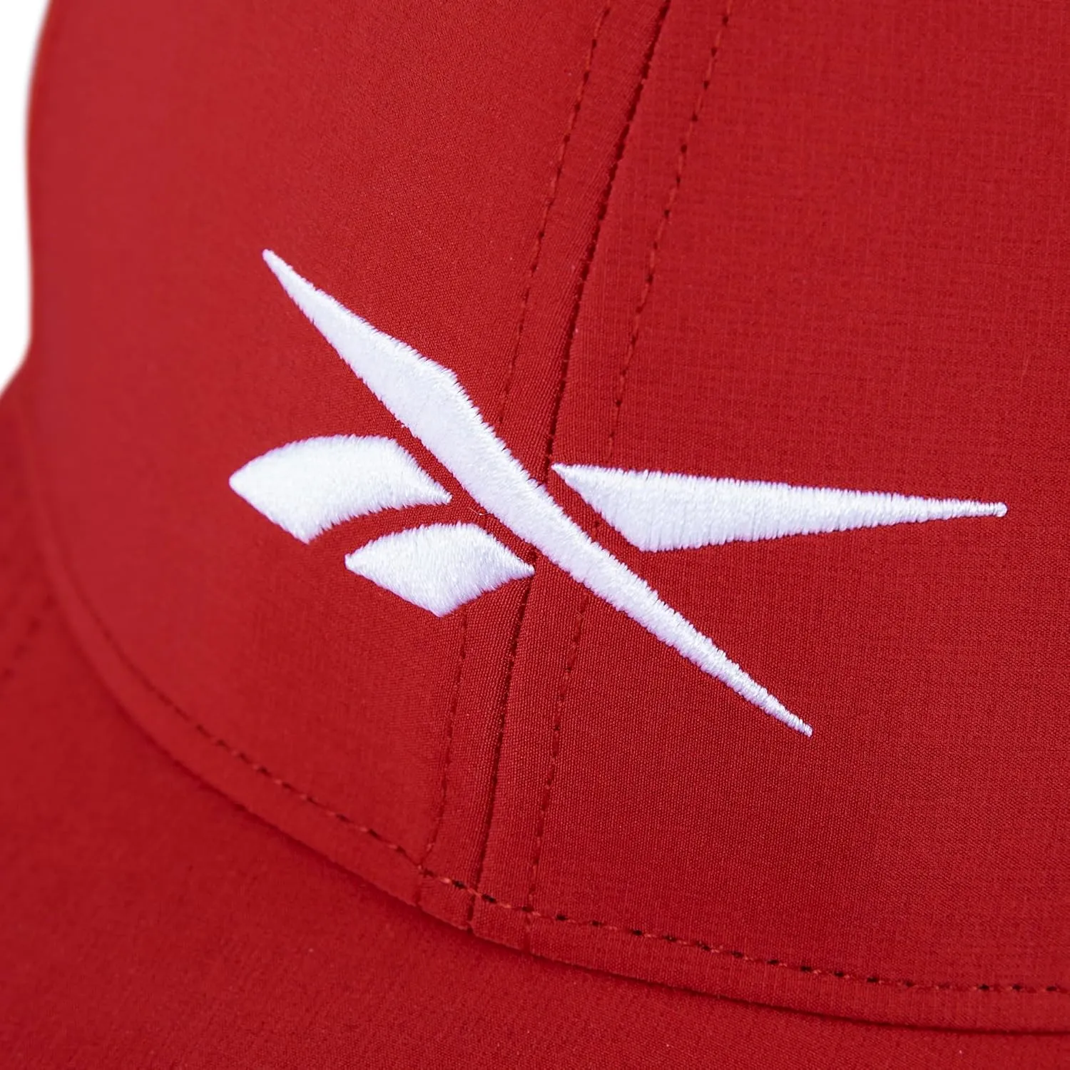 Reebok Men's Range Hat | Golf | Sun Protection | Fitted | Six Panel | Stretch | Breathable | Lightweight | Recycled Polyester