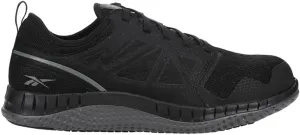 Reebok Men's Rb4250 Zprint Safety Steel Toe Athletic Work Shoe Navy Red and Grey