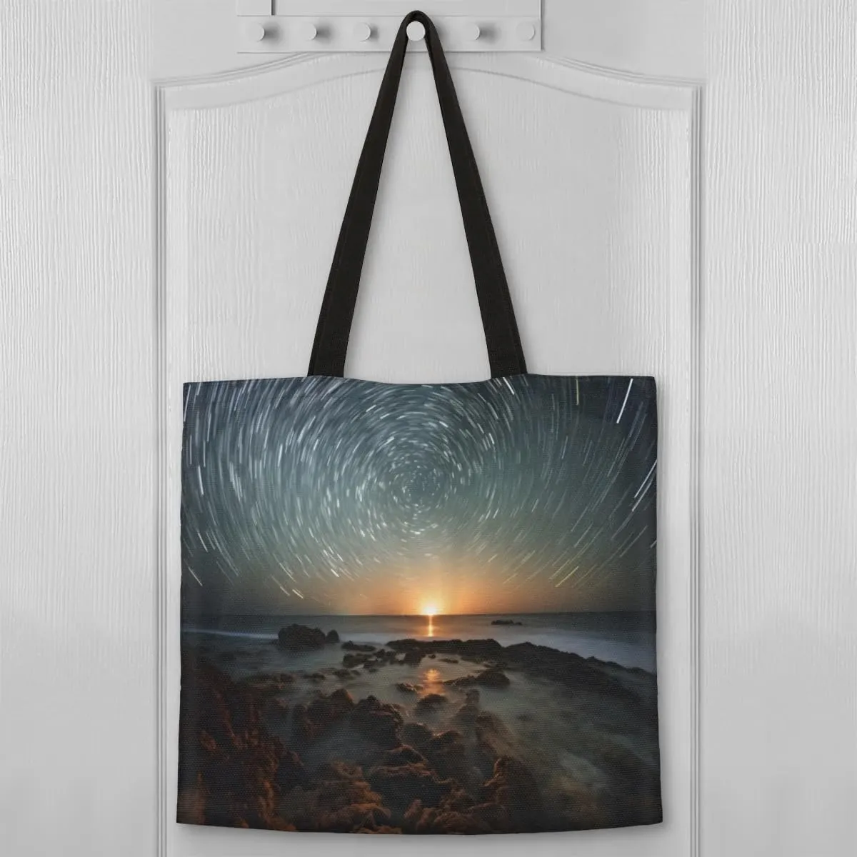 Religious Building Canvas Tote Bag for Women Men Stylish Tote Handbag Shoulder Bag Reusable Grocery Bag