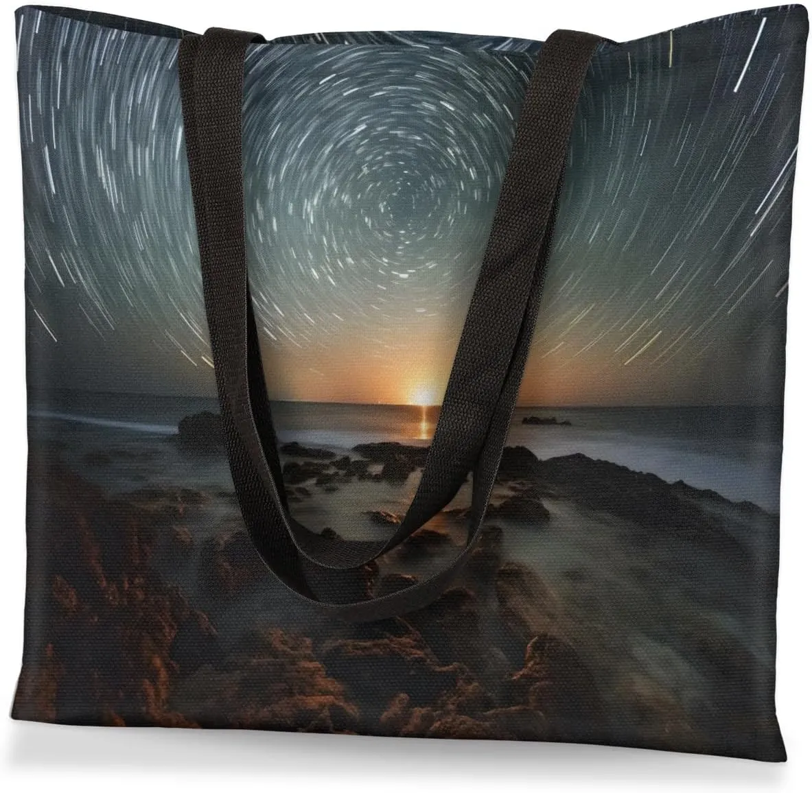 Religious Building Canvas Tote Bag for Women Men Stylish Tote Handbag Shoulder Bag Reusable Grocery Bag