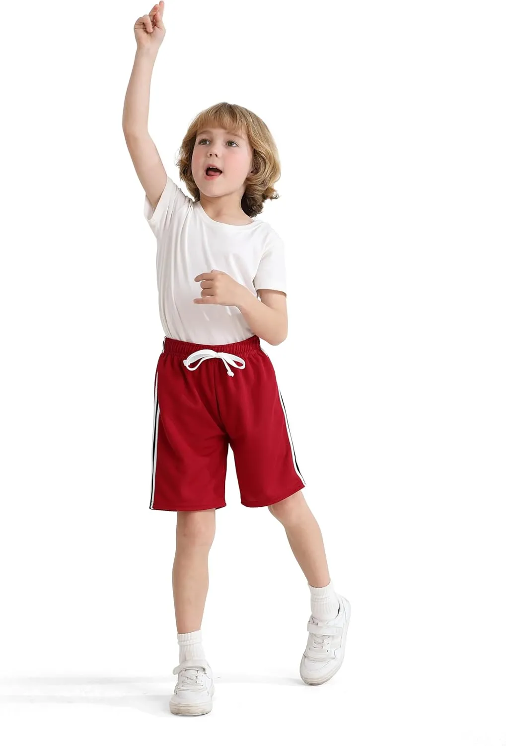 Resinta 5 Pack Toddler Boy Shorts Boys Mesh Quick Dry Athletic Pull-On Shorts Clothes with Elastic Waist for Summer Wear