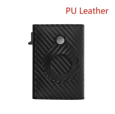 Rfid Card Holder Men Small Leather Slim  Wallets For Air Tag
