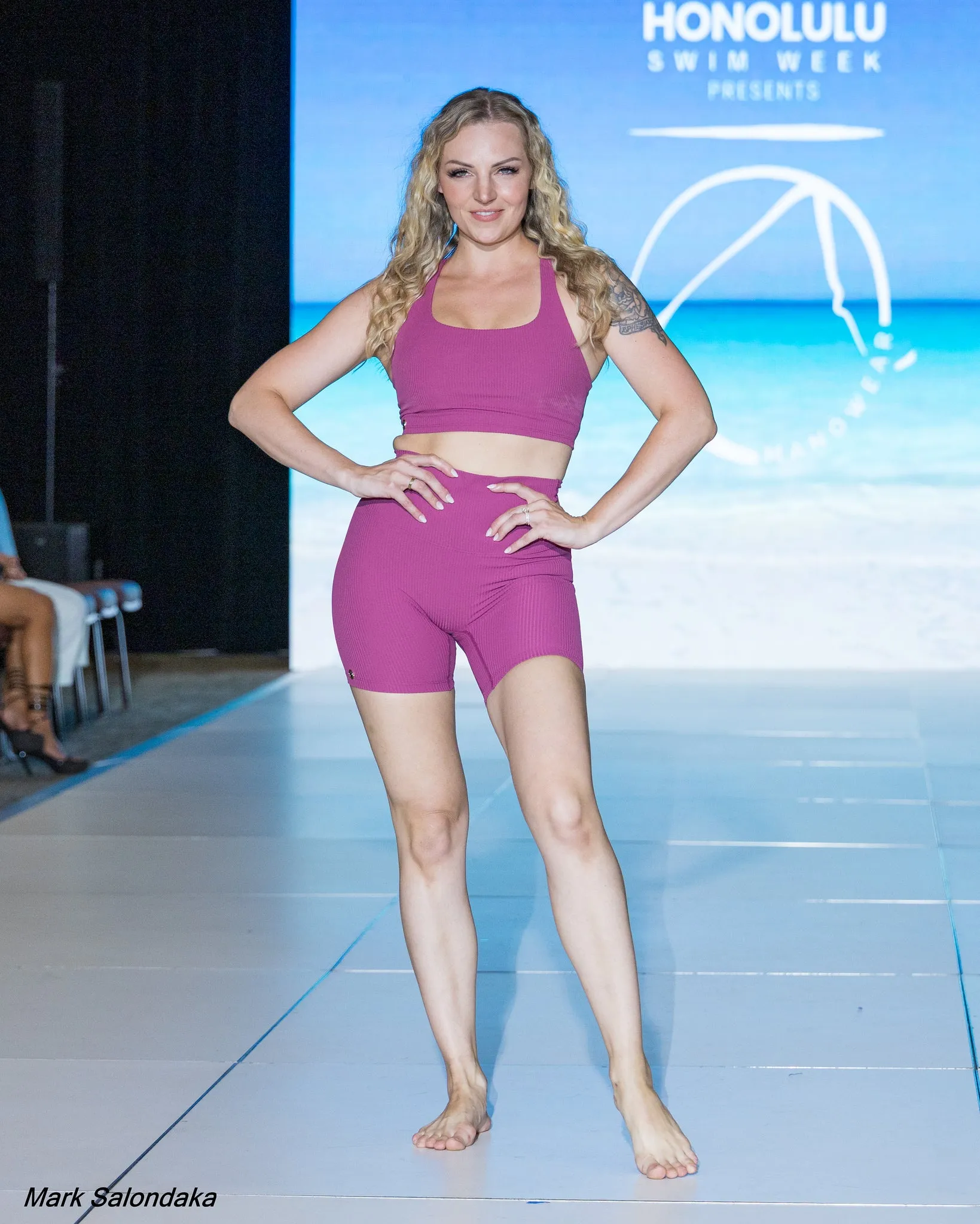 Ribbed ballerina sports bra