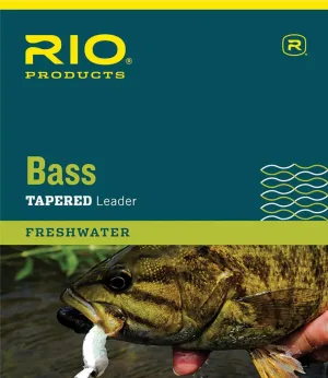 RIO Products Leaders Bass Leaders 9' 10Lb 3 Pack, Clear