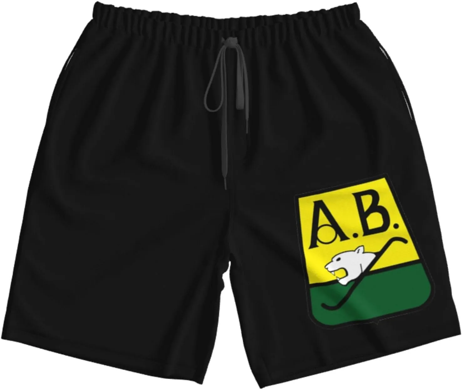 Rionegro Águilas Men's Beach Pants Board Shorts Quick Dry Swim Trunks with Pockets