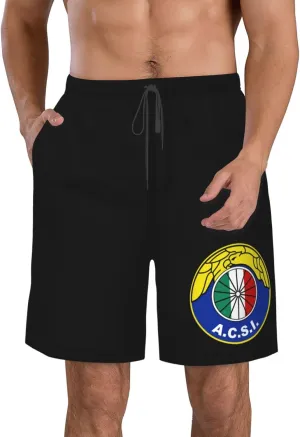 Rionegro Águilas Men's Beach Pants Board Shorts Quick Dry Swim Trunks with Pockets